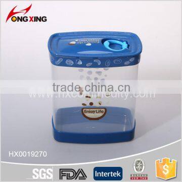 Hot fashion rectangle plastic food seal can with Air holes