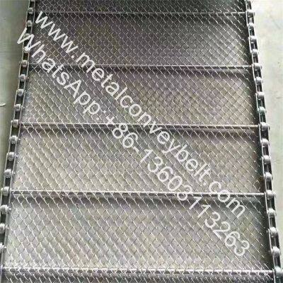 stainless steel 304 316 310 chain driven wire mesh belt for meat biscuit food industry