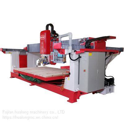 Hualong Machinery Infrared Stone Machinery Bridge Saw Laser Stone Tile Cutter Cutting Profiling Machine Marble Granite Quartz Kitchen Countertop photo-2