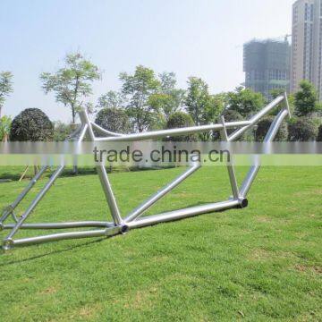 New Design Gr9 Titanium Tandem MTB Frame &Titanium Tandem Fat Bike Frame With Double Seat Bicycle photo-3