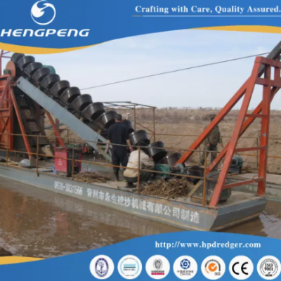 Efficient Operation China Chain Bucket Gold Mining Dredger for Gold Mining Success photo-3
