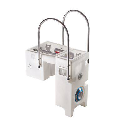 Pipeless Filtration Filter Wall Mount Filter with Stainless Ladder Anti-Slip Cover For Swimming Pool