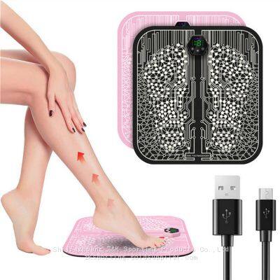 New Supplier Discount Feet Muscle Stimulator Massage Mat 8 Mode Ems Foot Massager For Pain Relief