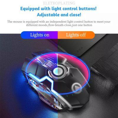 New Rechargeable 2.4g Wireless Gaming Mouse Silent Multifunction Mini Wireless Keyboard With Trackball Mouse photo-5