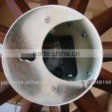 Home Decorative Walnut Sunburst Clock Wall Mounted Clock Quality Choice photo-5