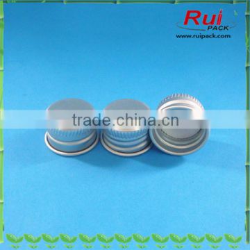 24mm,28mm aluminum screw cap for aluminum bottle,aluminum lid for cosmetic plastic bottle