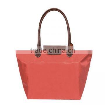 Online Shopping Fashion Foldable Nylon Ladies Tote Shopping Bag photo-5