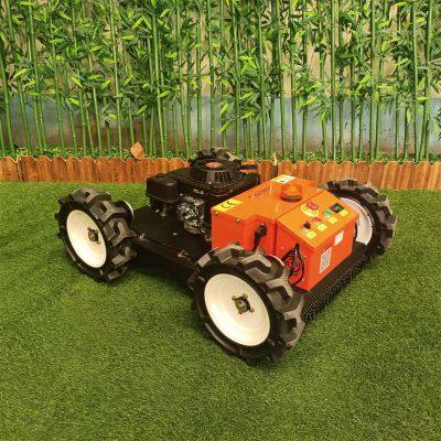 tracked remote control lawn mower, China mower rc price, remote control mower with tracks for sale
