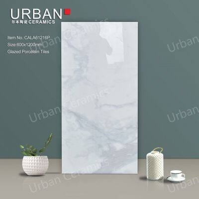 Foshan New Design 600X1200mm Factory Wholesale Ceramic Glossy Glazed Polished Porcelain Floor Wall Tile