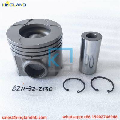 engine parts 12V140 Piston 6211-32-2130 fit for Komatsu