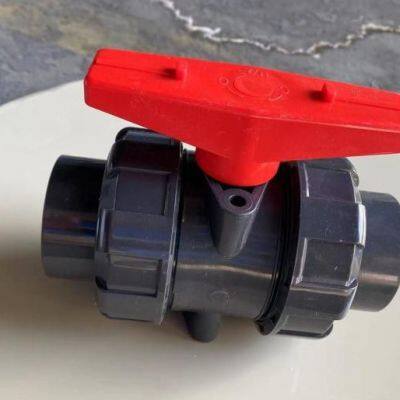 plastic ball valve PP, PVC, PVDF