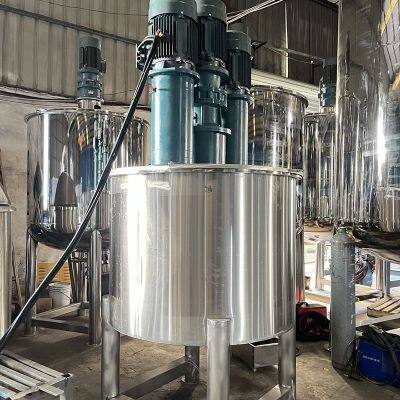 Universal Liquid Mixing Tank Compatible with Various Impeller Types for Custom Industrial Solutions