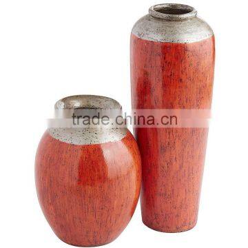 Best selling High quality Two Tones Color Lacquered Vase from Vietnam