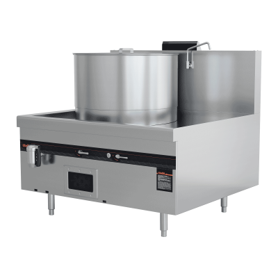 220V Gas Environmental-Friendly Single Soup Pot With 48kW Heat Load & SUS304 Construction