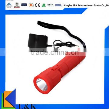 led rechargeable torch/rechargeable led flashlight