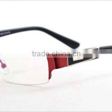Spring Hinge Semi-rimless New Model Eyewear Frame Glasses photo-4