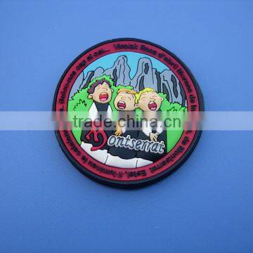 Rubber Round Kids Design Refrigerator Magnets Montserrat