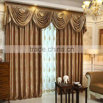 Custom curtain Finished curtain European Coffee pure Chinese simple shade curtain                        
                                                Quality Choice