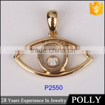 Charming Designs New Style Bezel Setting Eye Pendant Necklace for Men and Women photo-2