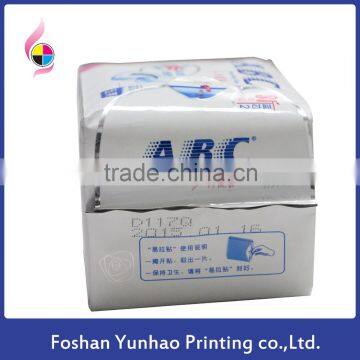 Sanitary Napkins Sticker Self-adhesive PET/PP/PVC Paper Sticker photo-3