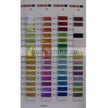 New Market 2015 Hot Sale MX Golden Knitting Metallic Yarn photo-2