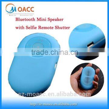 Wireless Bluetooth Mini Speaker with Selfie Remote Shutter