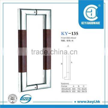 Manufacturer New Design Stainless Steel Tube Hollow Modern Door Pull Handle for Commercial Door photo-5