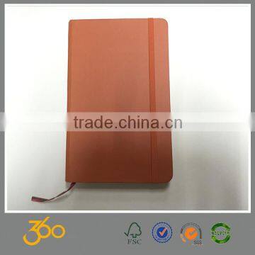 pu diary covers with elastic closure,cheap school pu notebook