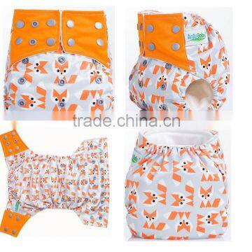 Hot Sale Cartoon Character AIO Comfortable Best Baby Cloth Diapers Wholesale                        
                                                Quality Choice