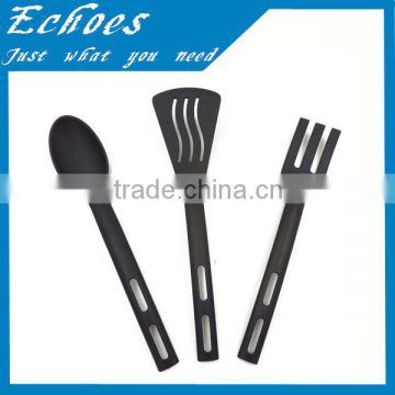 Plastic handle spoon & fork