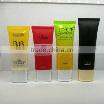 cosmetic packaging oval plastic tube for whitening cream