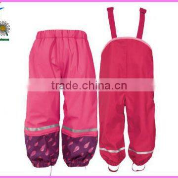 pu rain bib pants