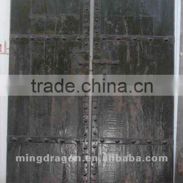 Chinese antique furniture pine wood Shanxi big black door