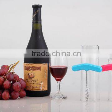 S/S+ABS 11.5*9.4*1 Colorful Kitchen Small Red Wine Opener photo-2