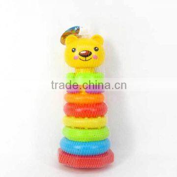 Funny Plastic Cartoon circle toys Rainbow Ring Toss Game, throwing toys for Wholesale, Ring toys for children, EB033747