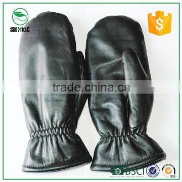 Leather mittens ladies/ women fashion leather gloves mittens