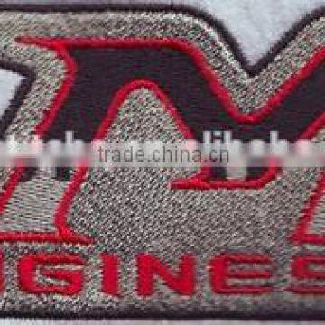 Best way to sew on M logos embroidery patches manufactury.