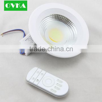 Smart led downlight COB dimmable with Remote Control brightness and color 5w 7w 20w 30w Lighting