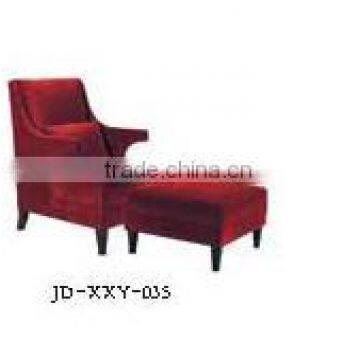 Colored Red Restaurant Sofa