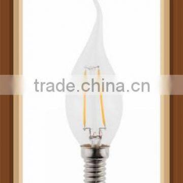 New product 2W C35 tail led filament bulb