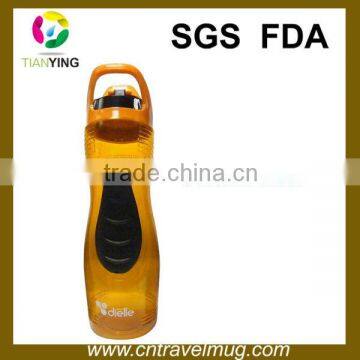 sport plastic drink water bottles with handle