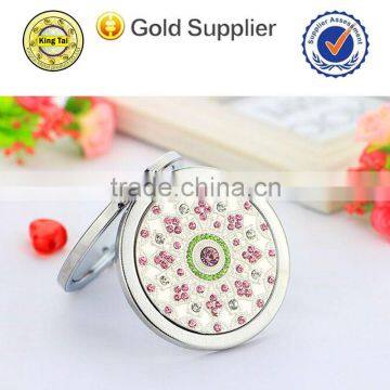 wholesale high quality cheap prcie beautiful desgin metal compact mirror