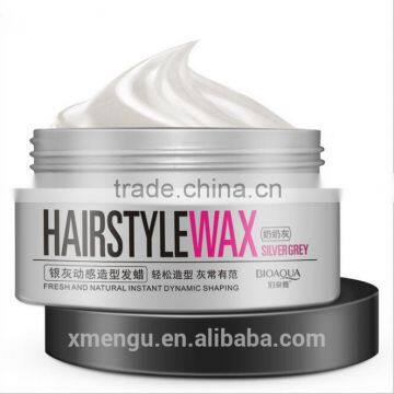 New Arrival BIOAQUA Silver Grey Hair Styling Gel Hair Styling Wax 100g