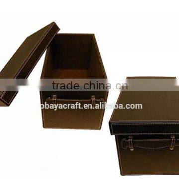 Leather Storage Box for Home or Hotel Supplies