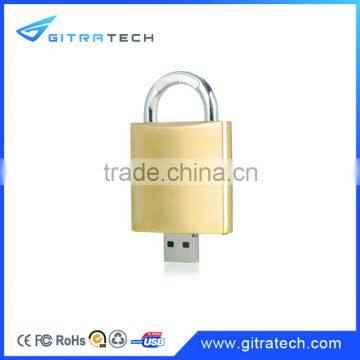 Golden Lock USB Flash Drive Giveaway
