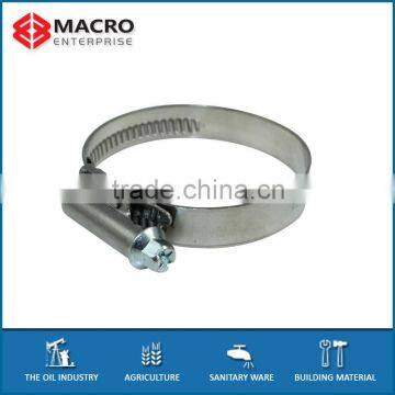 strong Italian hose clamp with cylindrical screw head