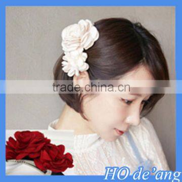 Korea fashion hair accessories boutique flowers duckbill clip hairpins Korean headdress hair clip wholesale MHo-10