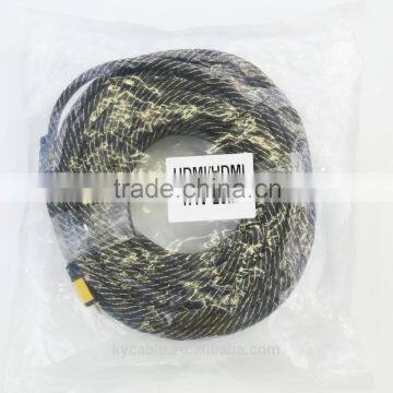 Gold-plated Male to Male HDMI Extension Cable 2.0 With Gold-plated&nylon Braided