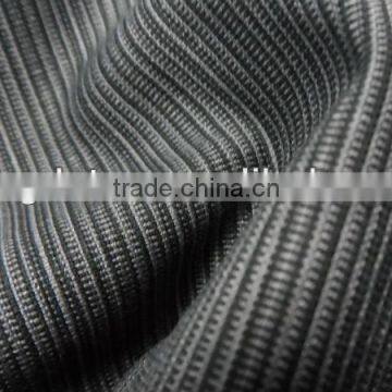 Egypt Style Luxury Black and White Striped Polyester Fabric