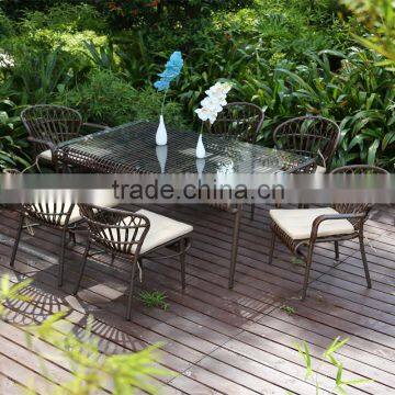 New Design Modern High Quality All Weather Outdoor Synthetic Poly Rattan Furniture